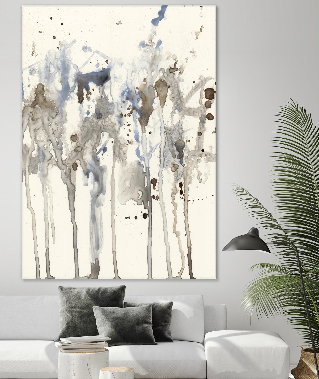 Neutral Splash I by Jennifer Goldberger on GIANT ART - abstract