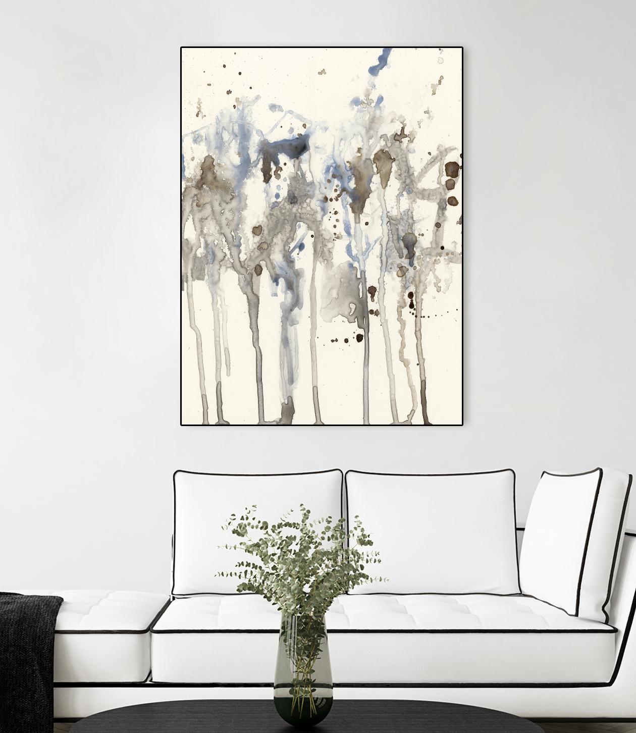 Neutral Splash I by Jennifer Goldberger on GIANT ART - abstract