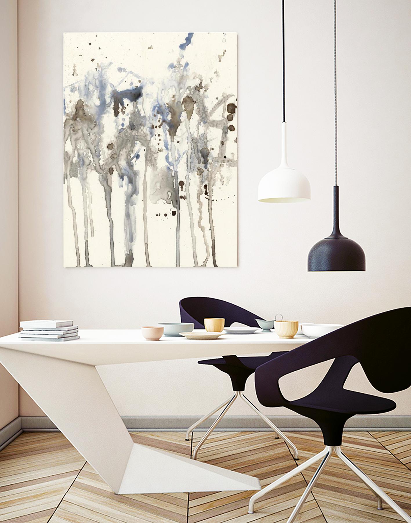 Neutral Splash I by Jennifer Goldberger on GIANT ART - abstract