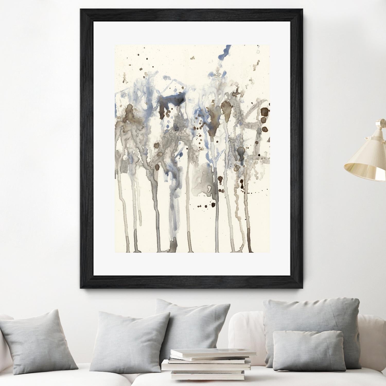 Neutral Splash I by Jennifer Goldberger on GIANT ART - abstract