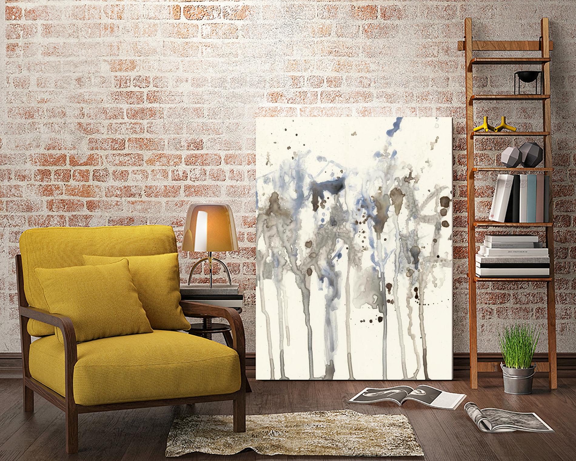 Neutral Splash I by Jennifer Goldberger on GIANT ART - abstract