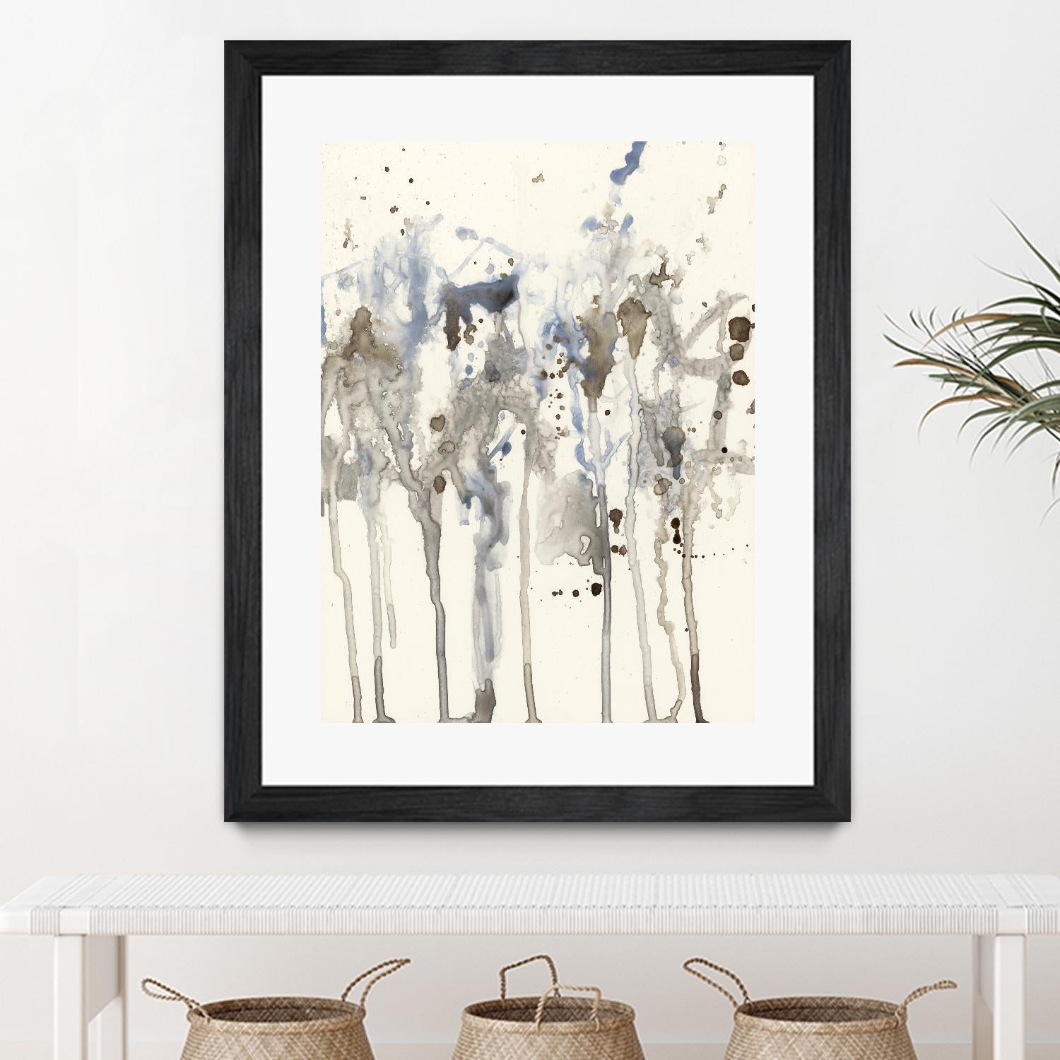 Neutral Splash I by Jennifer Goldberger on GIANT ART - abstract