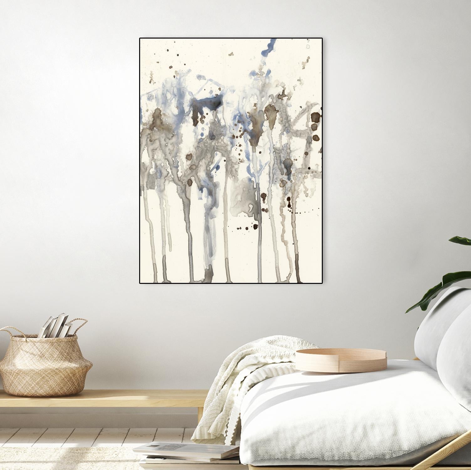 Neutral Splash I by Jennifer Goldberger on GIANT ART - abstract
