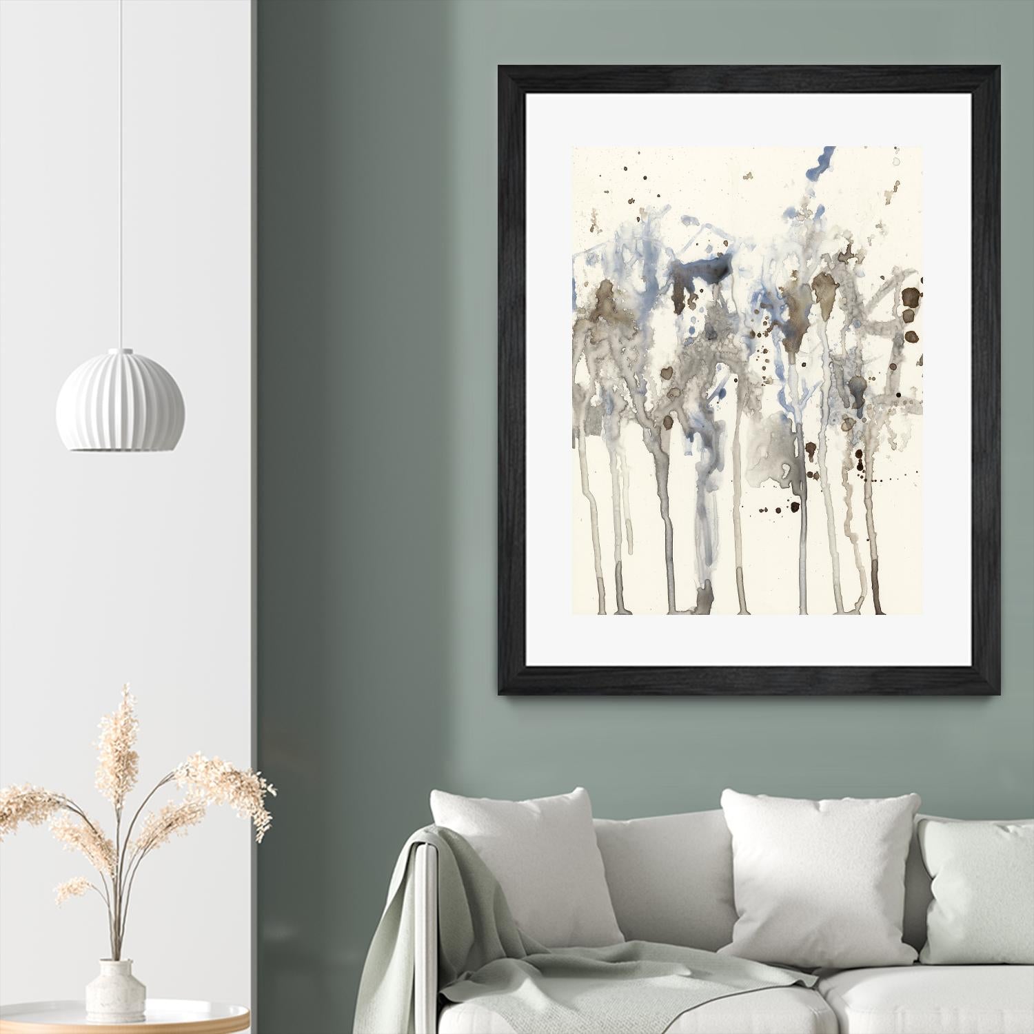 Neutral Splash I by Jennifer Goldberger on GIANT ART - abstract