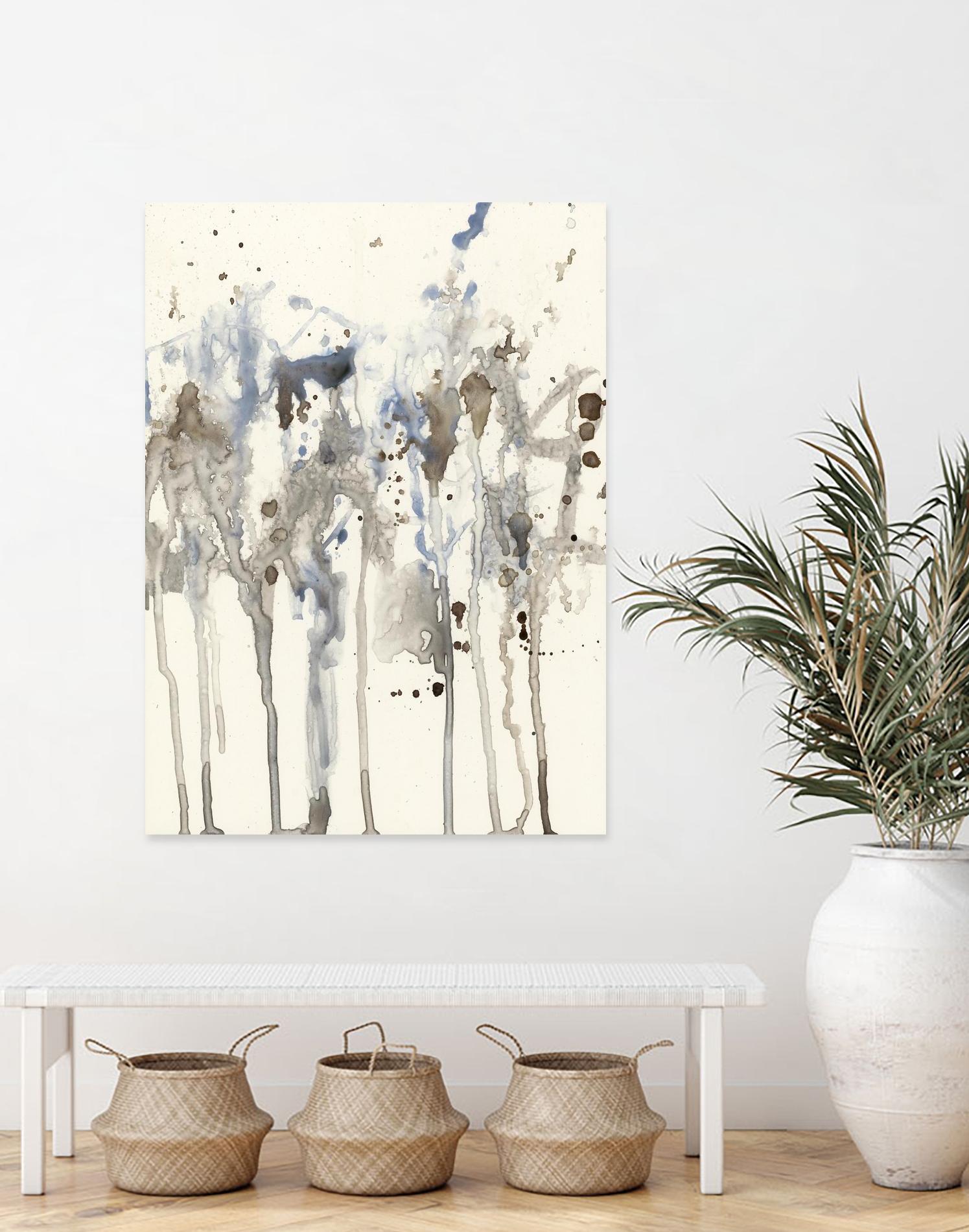 Neutral Splash I by Jennifer Goldberger on GIANT ART - abstract