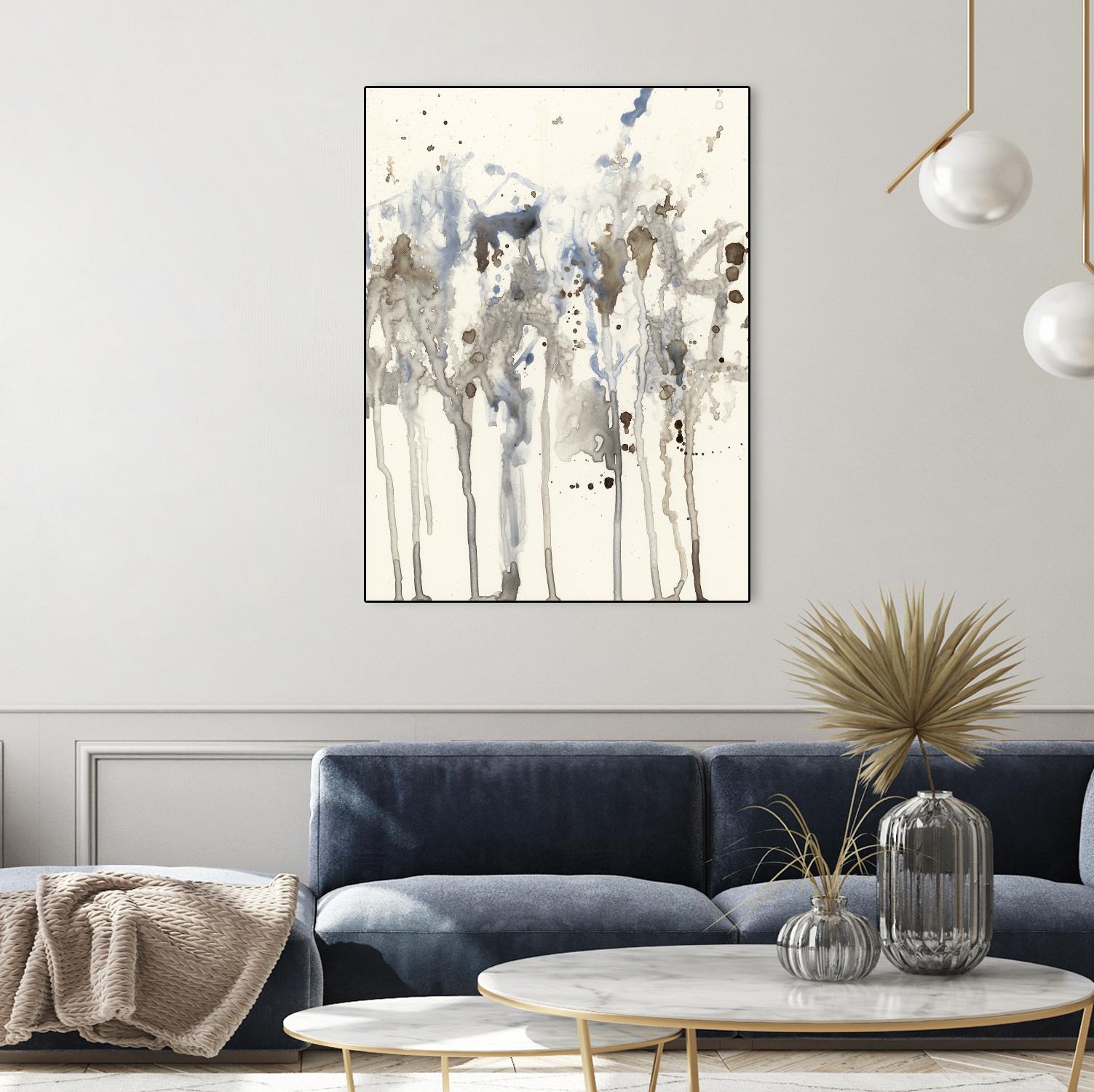 Neutral Splash I by Jennifer Goldberger on GIANT ART - abstract