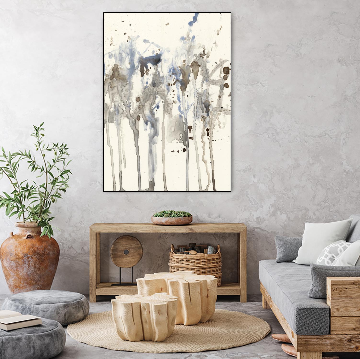 Neutral Splash I by Jennifer Goldberger on GIANT ART - abstract
