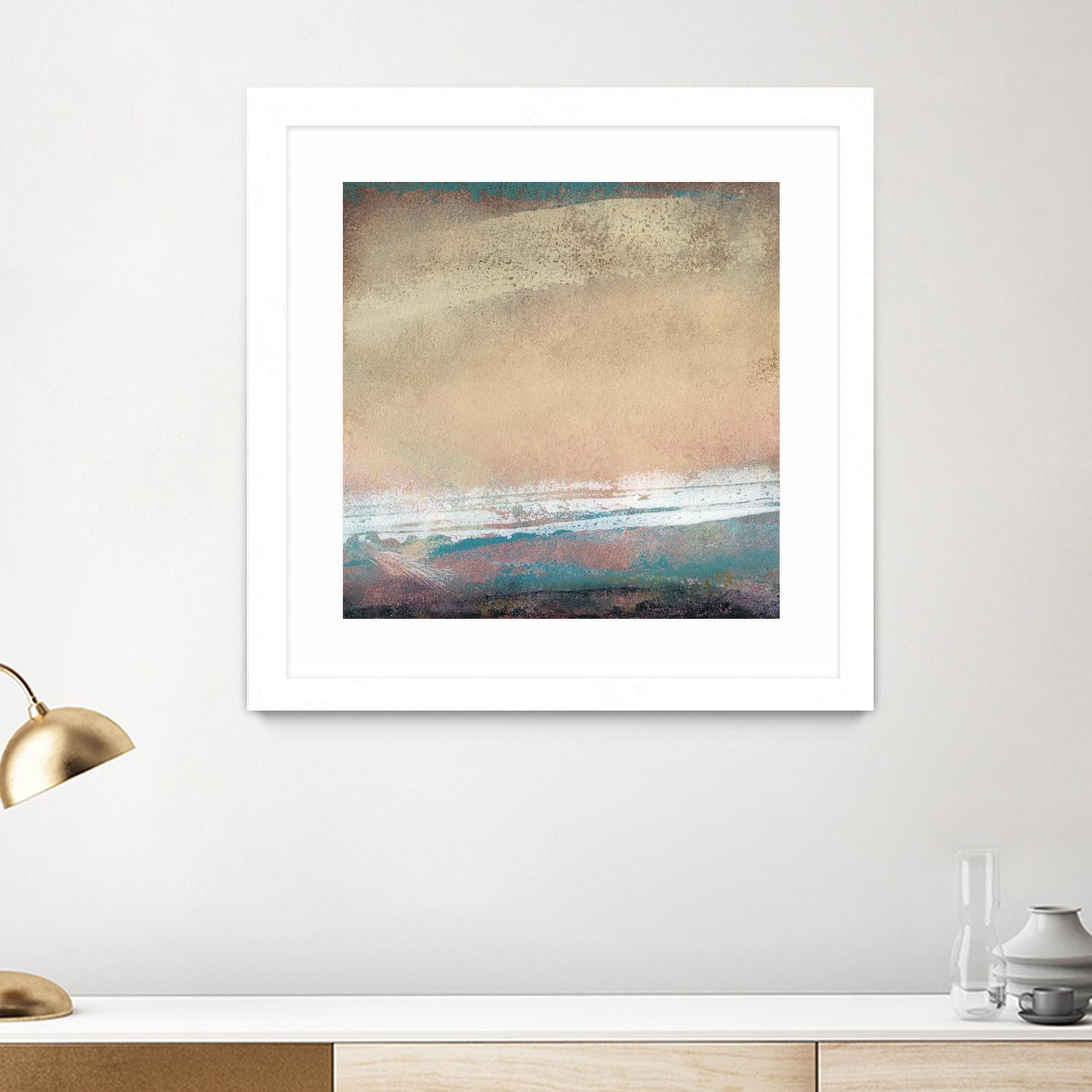 Origin Abstract III by Sharon Gordon on GIANT ART - brown abstract