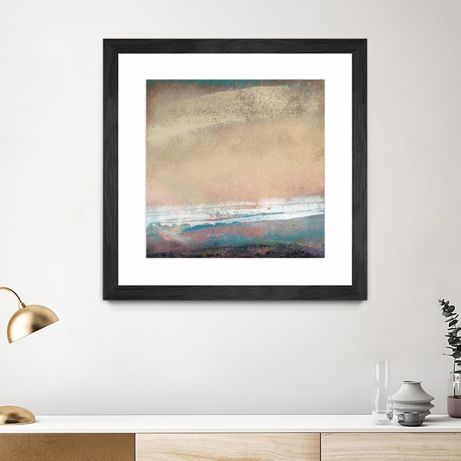 Origin Abstract III by Sharon Gordon on GIANT ART - brown abstract