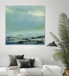 Origin Abstract V by Sharon Gordon on GIANT ART - green abstract