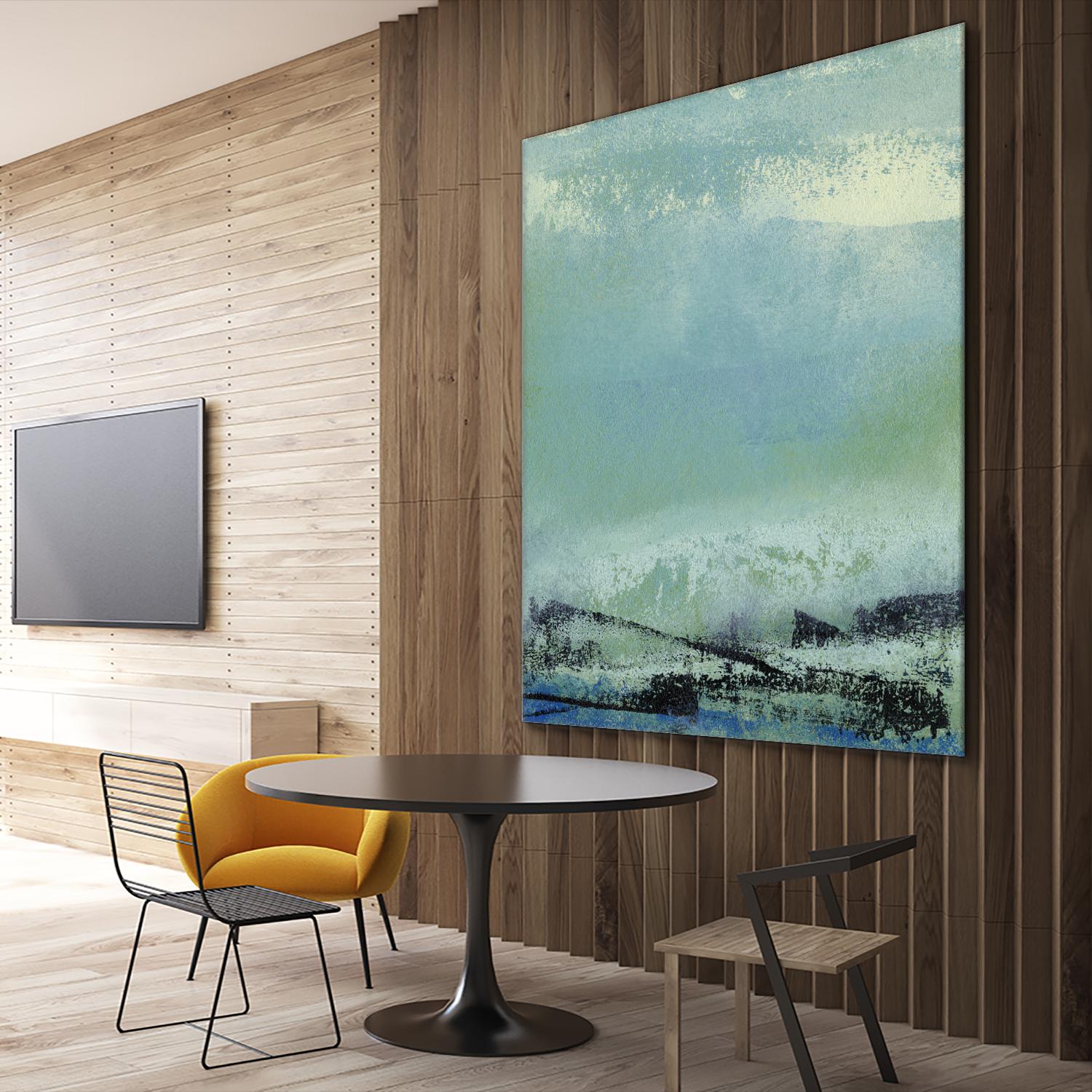 Origin Abstract V by Sharon Gordon on GIANT ART - green abstract