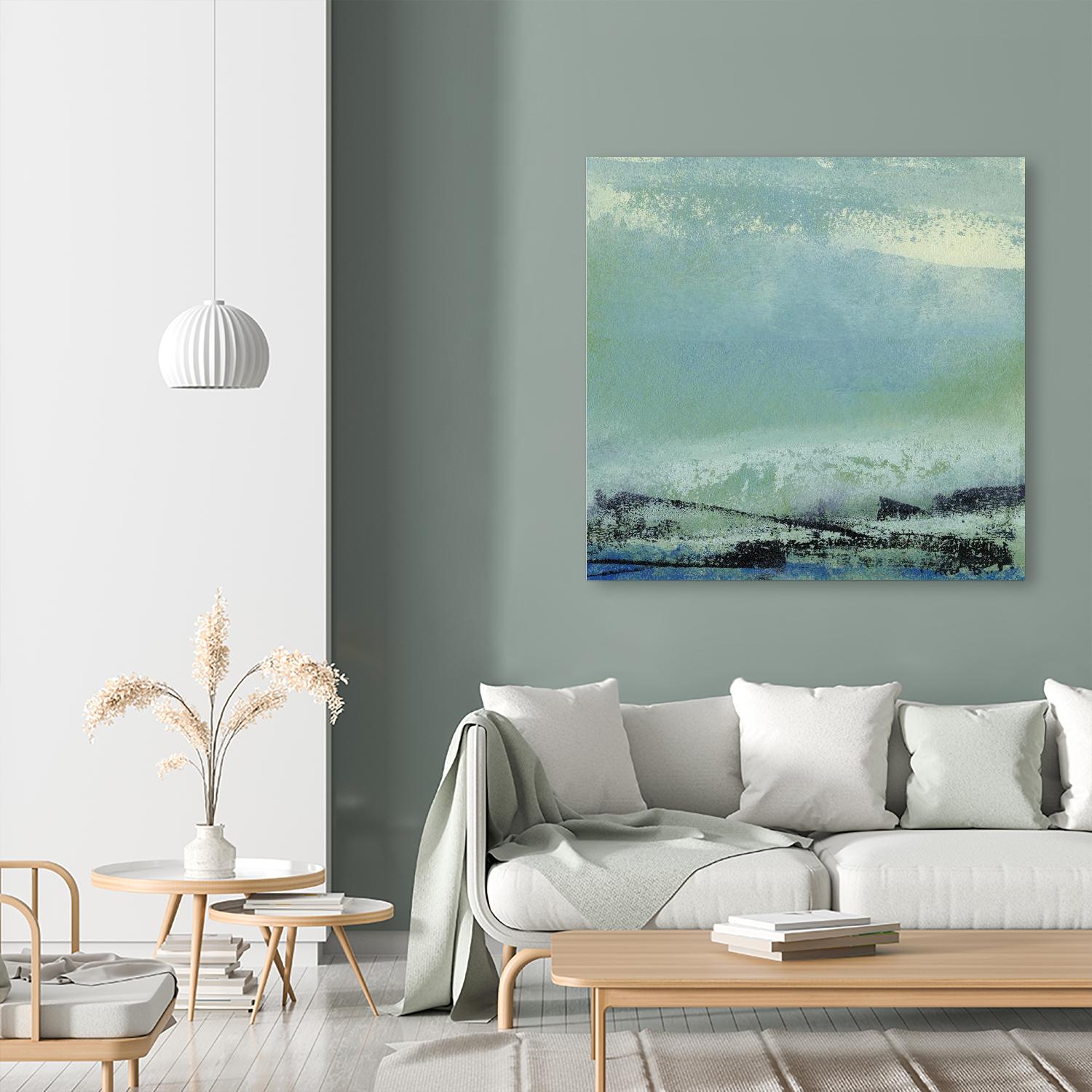 Origin Abstract V by Sharon Gordon on GIANT ART - green abstract