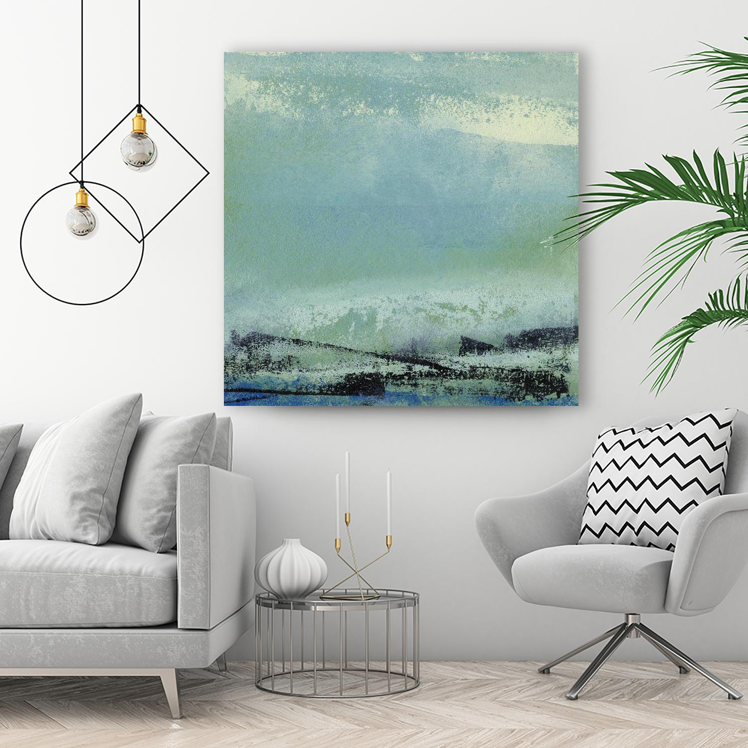 Origin Abstract V by Sharon Gordon on GIANT ART - green abstract