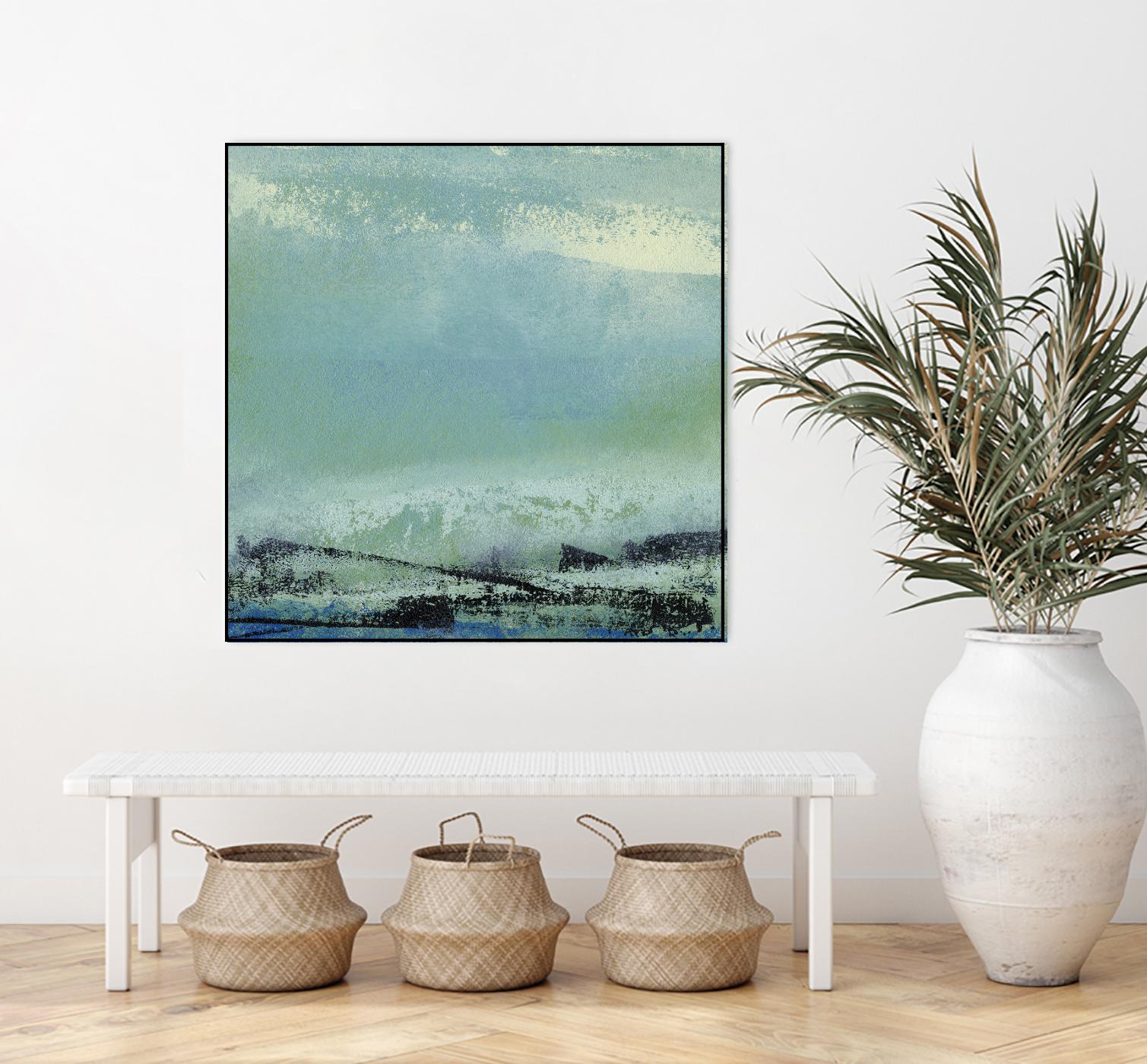 Origin Abstract V by Sharon Gordon on GIANT ART - green abstract