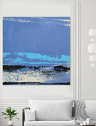 Origin Abstract VIII by Sharon Gordon on GIANT ART - blue abstract