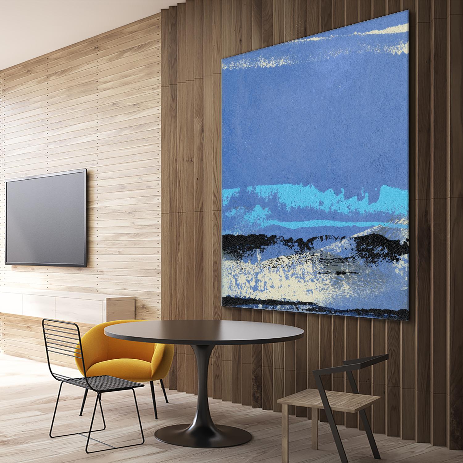 Origin Abstract VIII by Sharon Gordon on GIANT ART - blue abstract