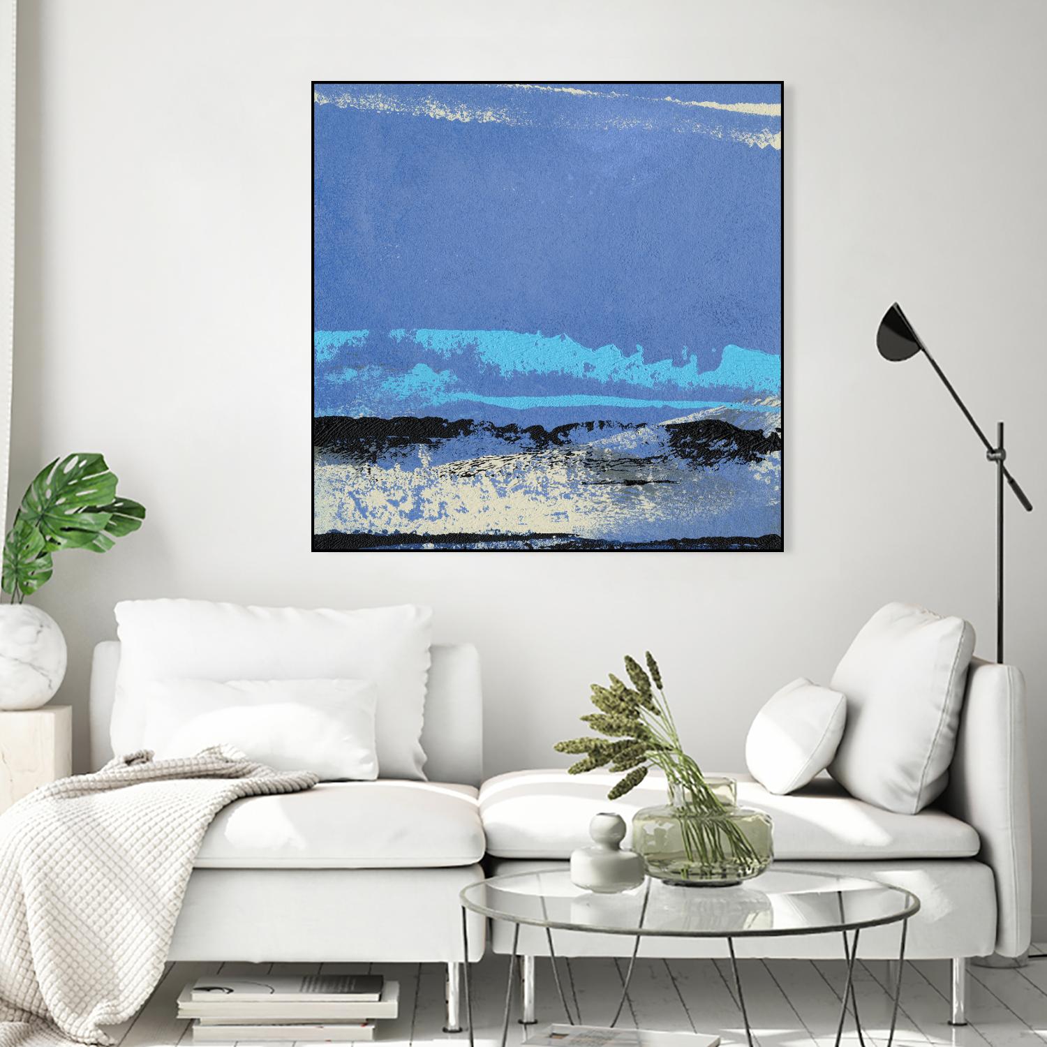 Origin Abstract VIII by Sharon Gordon on GIANT ART - blue abstract