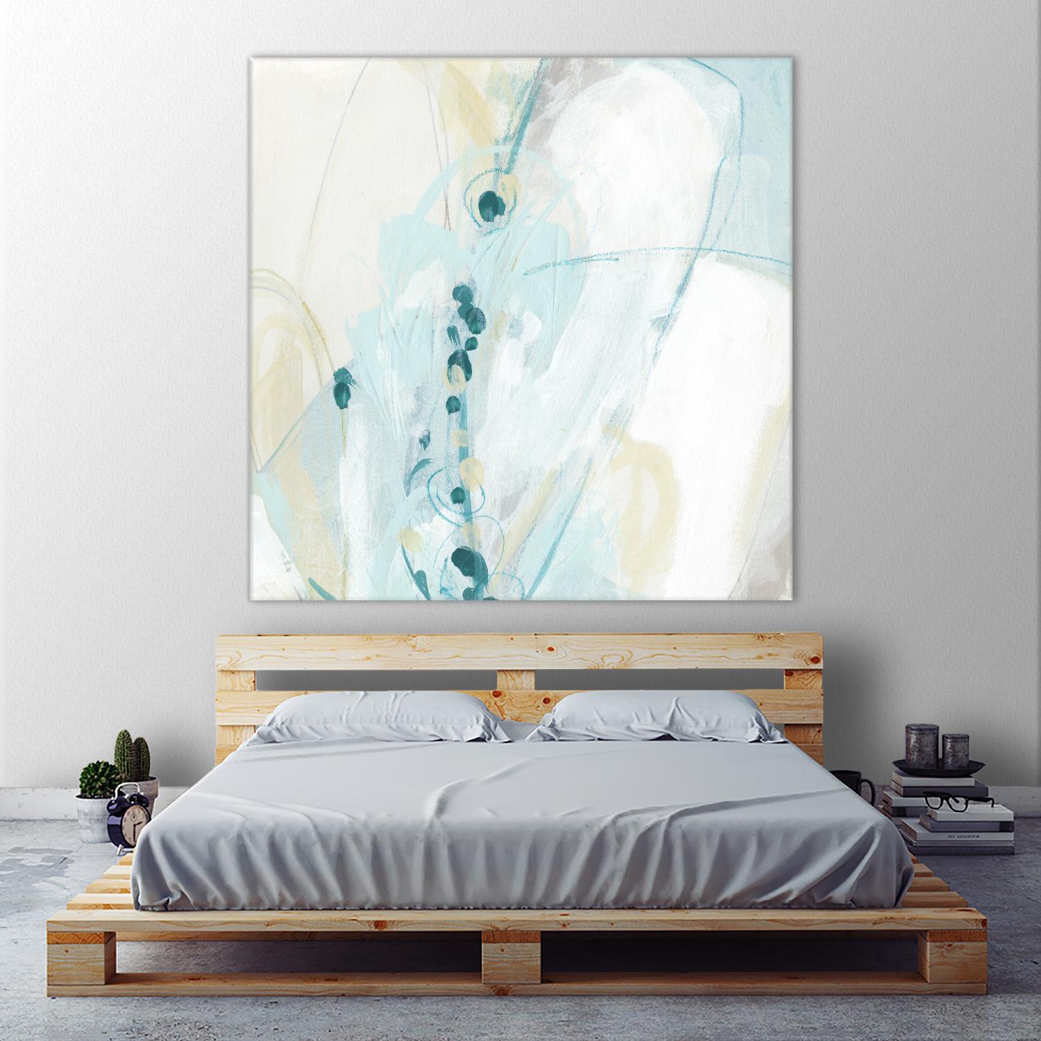 Sea Story IV by June Erica Vess on GIANT ART - blue abstract