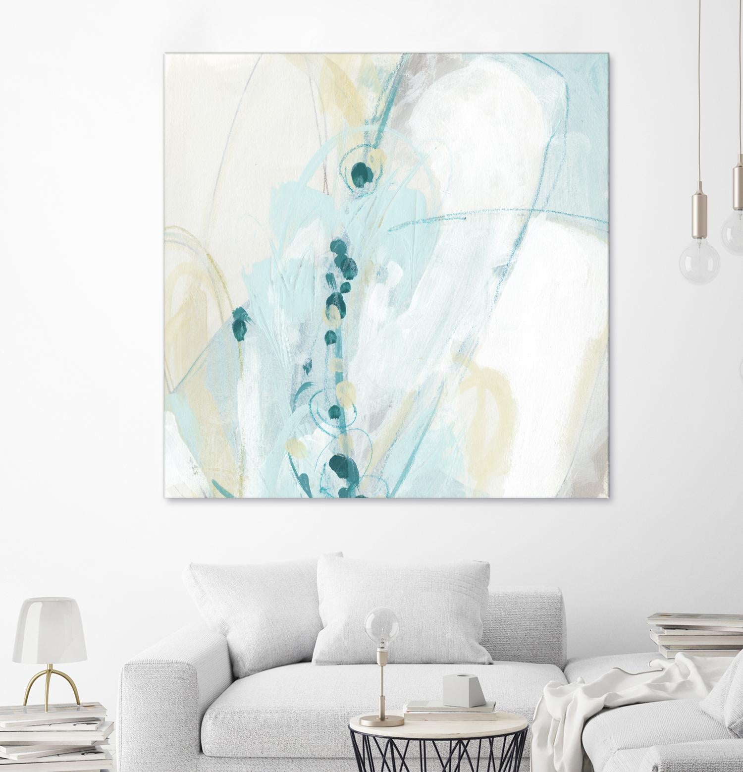 Sea Story IV by June Erica Vess on GIANT ART - blue abstract