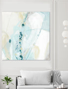 Sea Story IV by June Erica Vess on GIANT ART - blue abstract