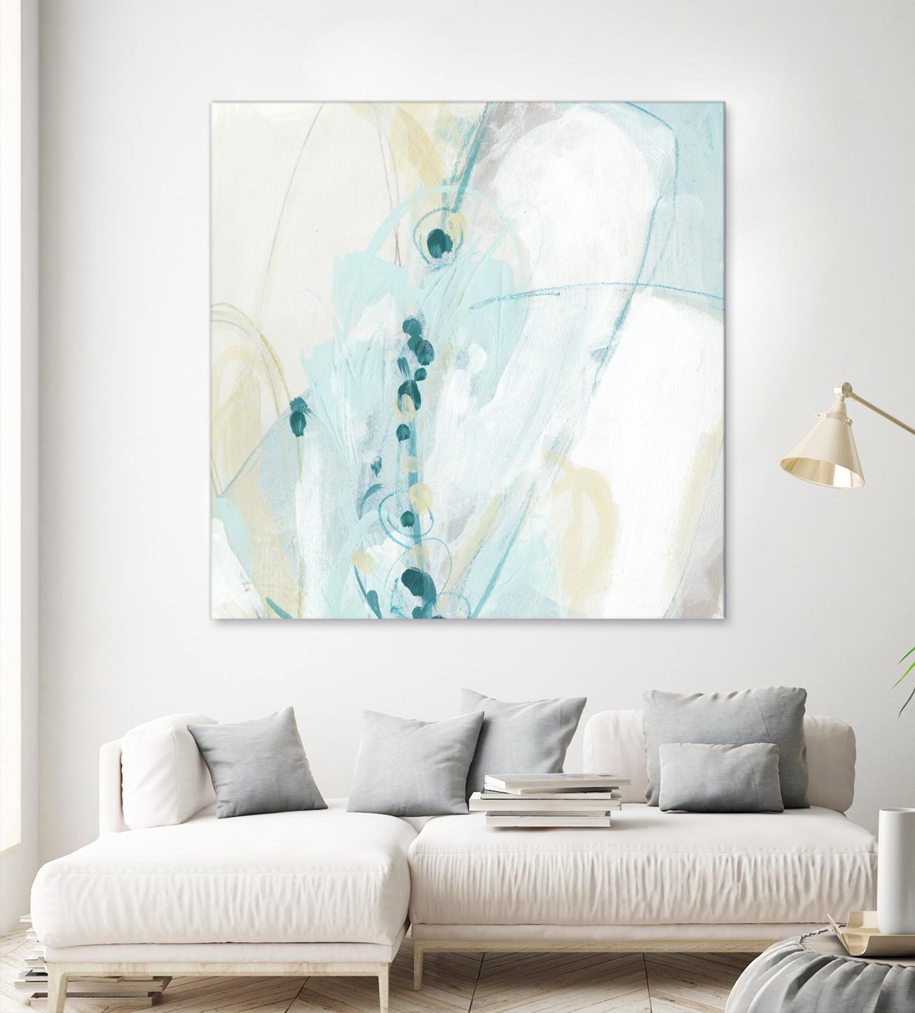 Sea Story IV by June Erica Vess on GIANT ART - blue abstract