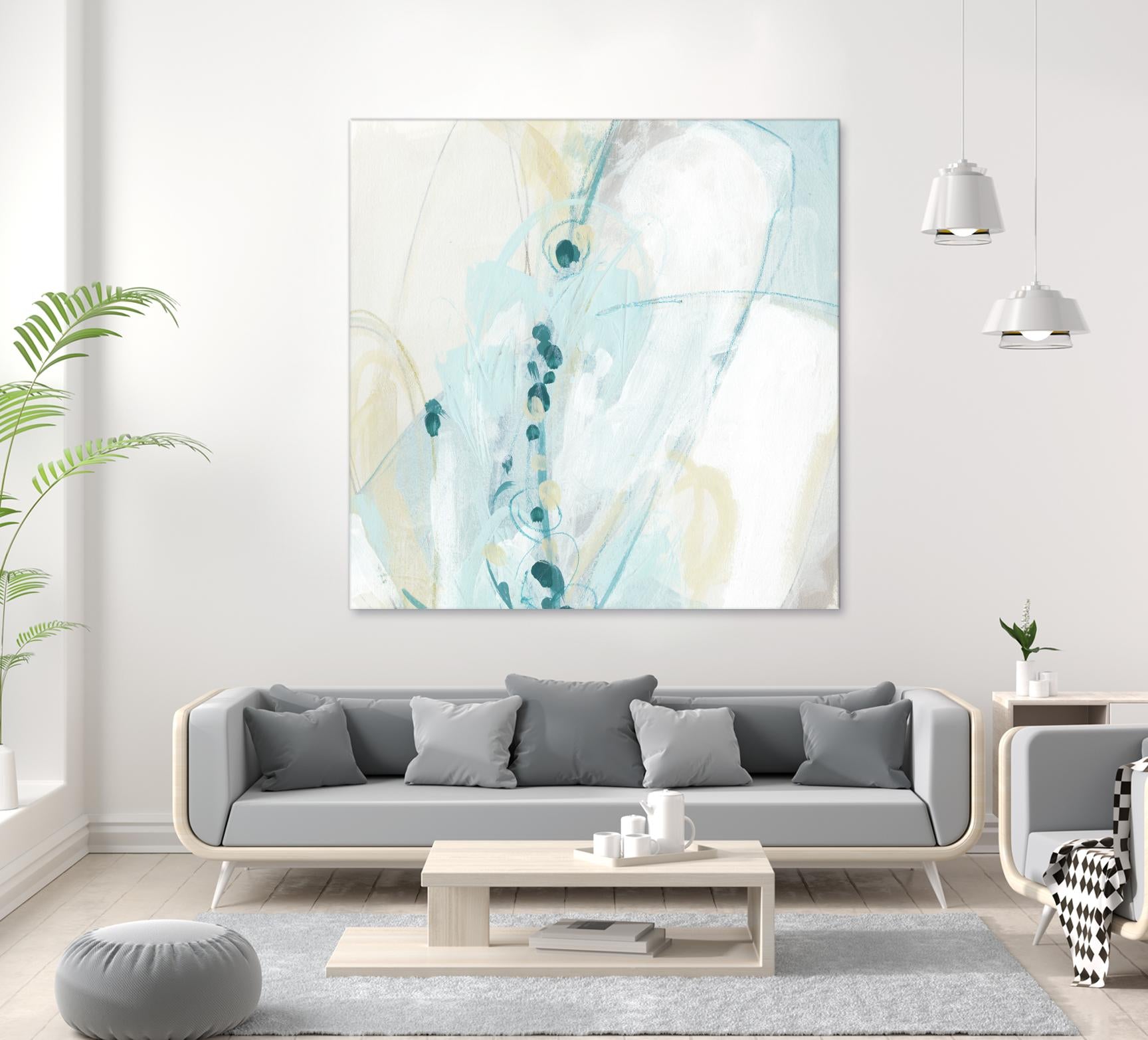 Sea Story IV by June Erica Vess on GIANT ART - blue abstract