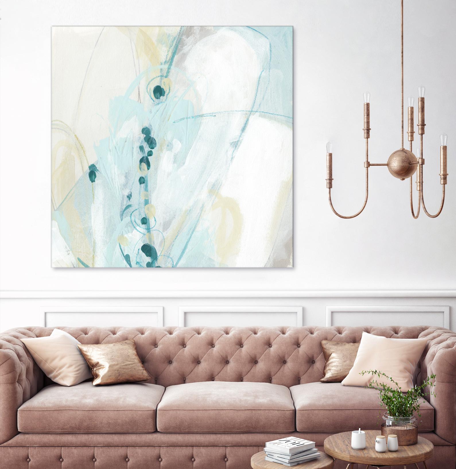 Sea Story IV by June Erica Vess on GIANT ART - blue abstract