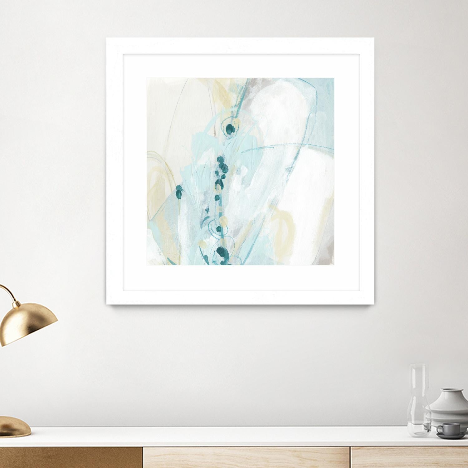 Sea Story IV by June Erica Vess on GIANT ART - blue abstract