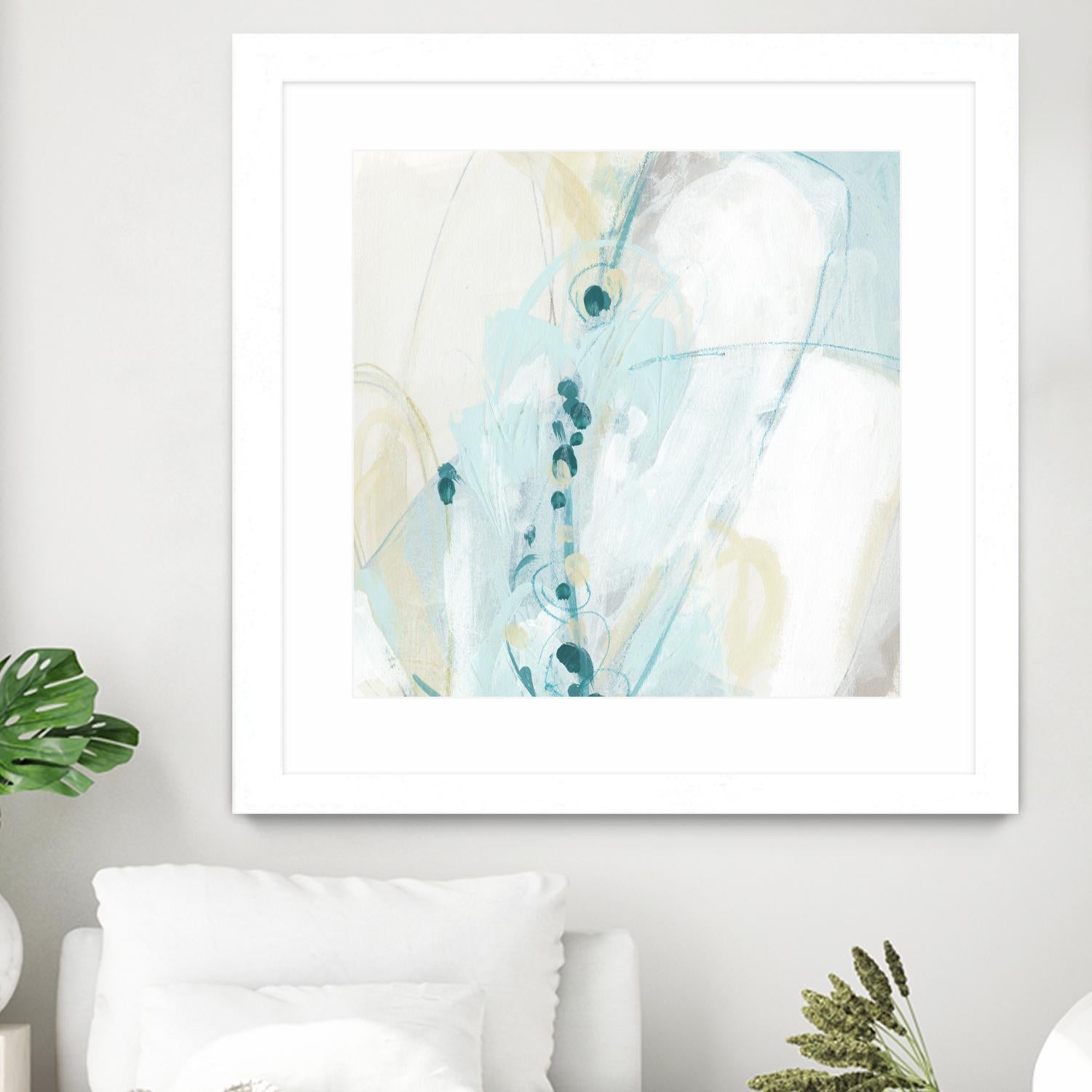 Sea Story IV by June Erica Vess on GIANT ART - blue abstract