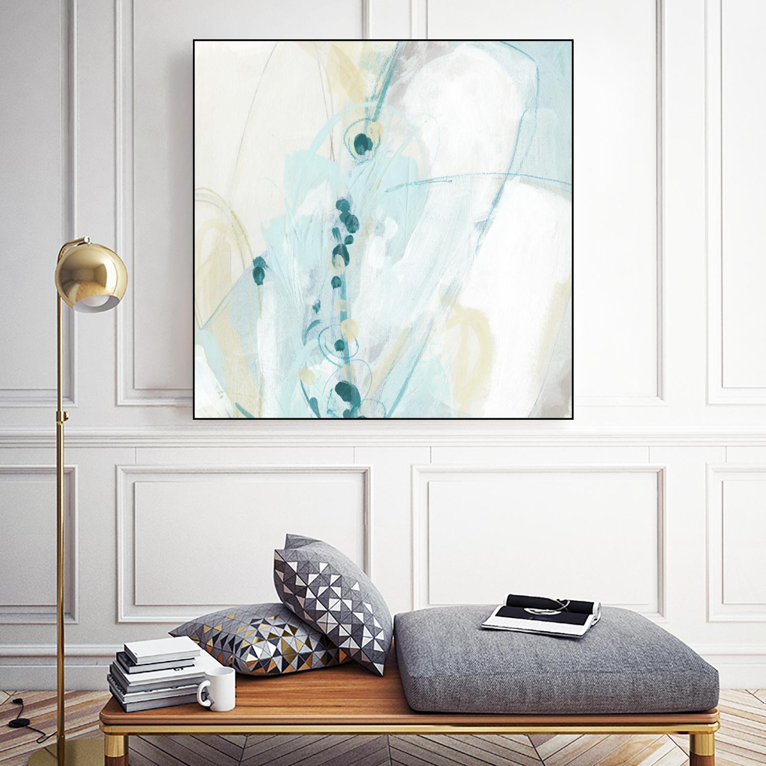 Sea Story IV by June Erica Vess on GIANT ART - blue abstract