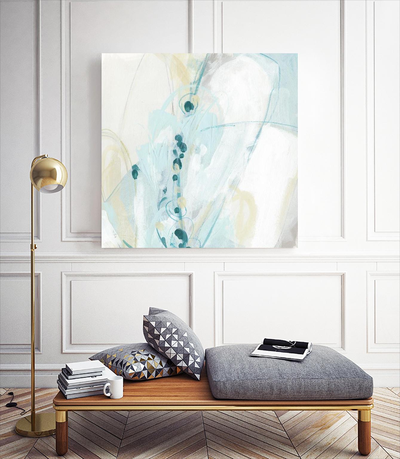 Sea Story IV by June Erica Vess on GIANT ART - blue abstract