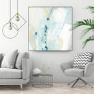 Sea Story IV by June Erica Vess on GIANT ART - blue abstract