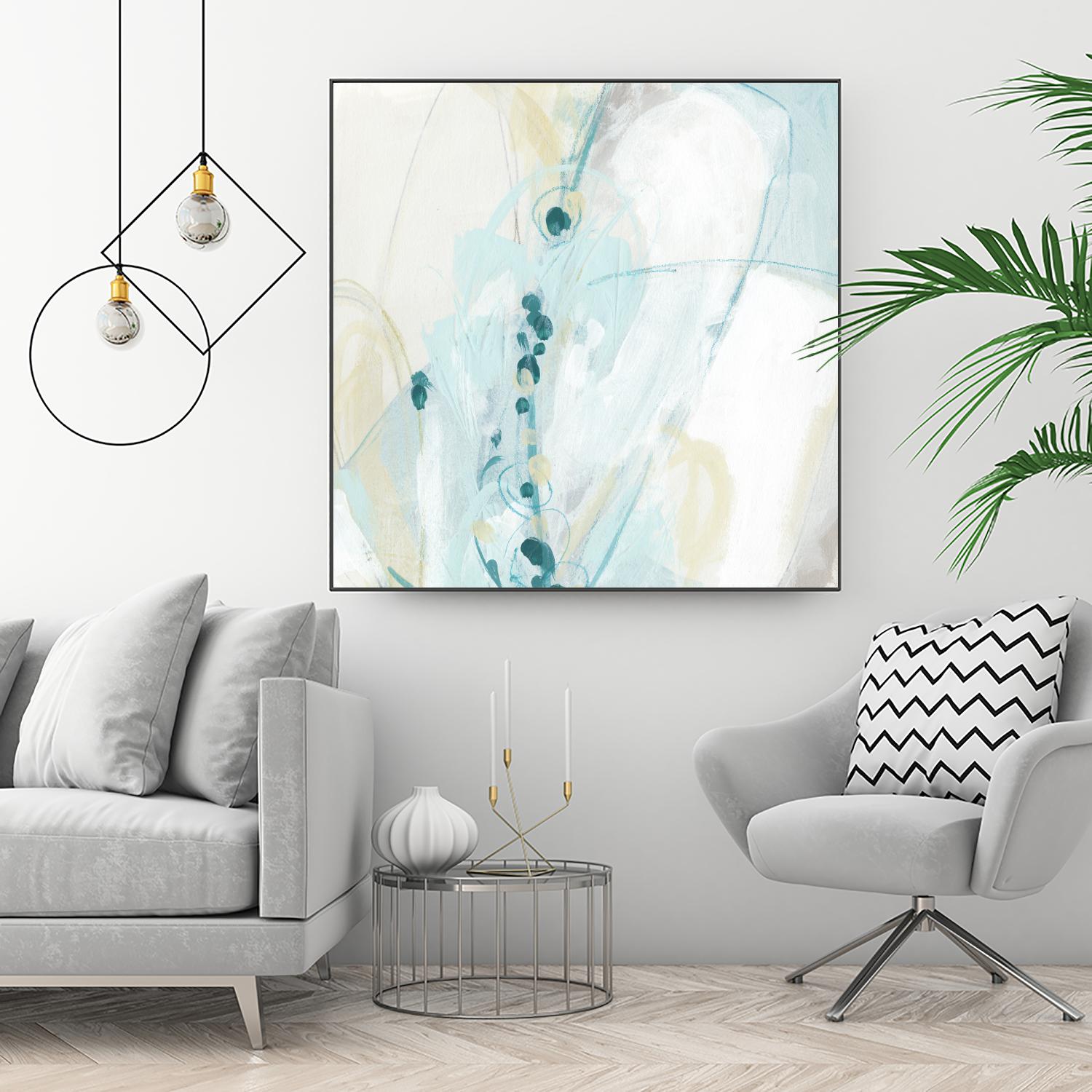 Sea Story IV by June Erica Vess on GIANT ART - blue abstract