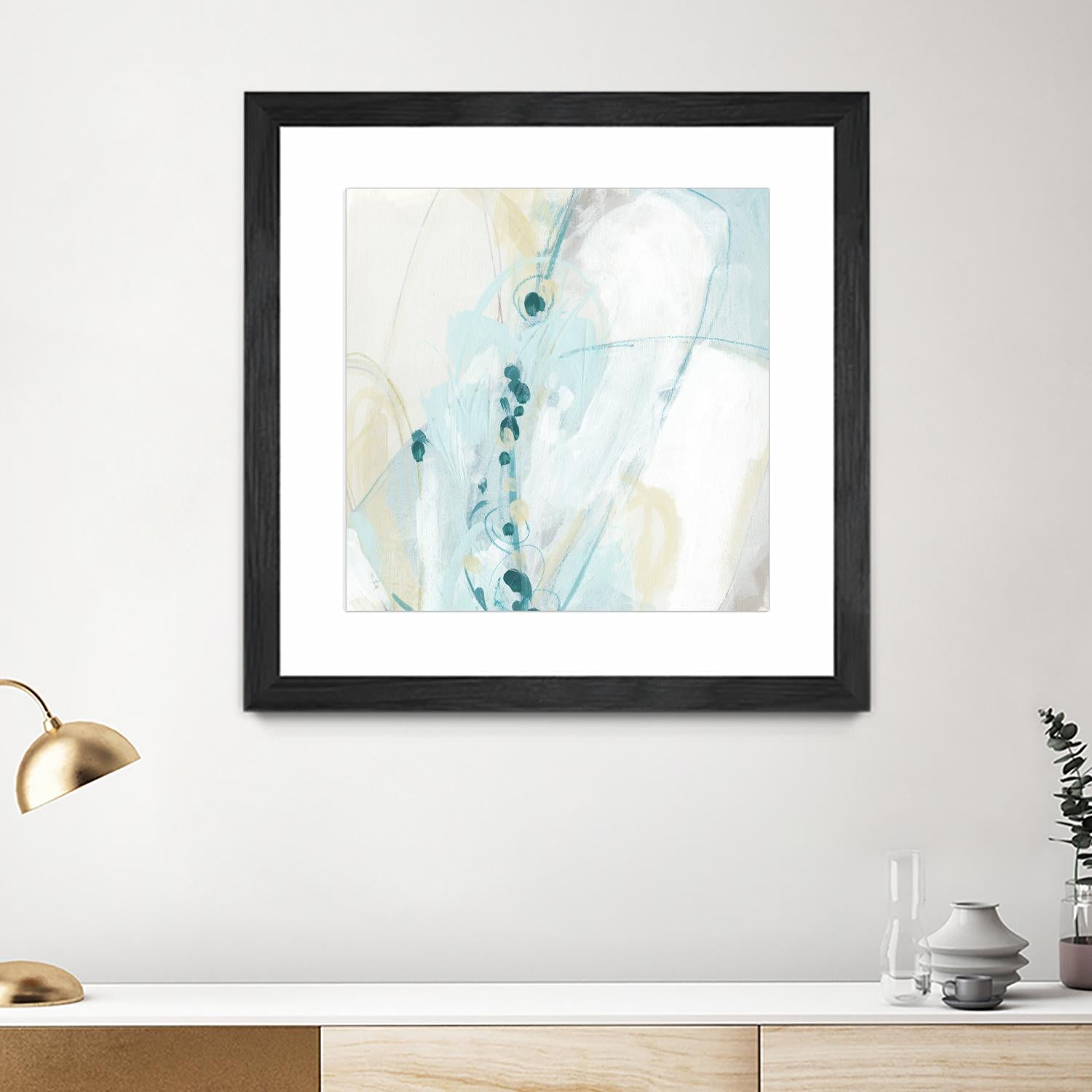 Sea Story IV by June Erica Vess on GIANT ART - blue abstract