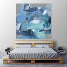 Abstract Blues I by Christina Long on GIANT ART - blue abstract
