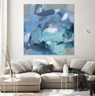 Abstract Blues I by Christina Long on GIANT ART - blue abstract
