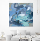 Abstract Blues I by Christina Long on GIANT ART - blue abstract