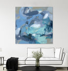 Abstract Blues I by Christina Long on GIANT ART - blue abstract