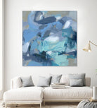 Abstract Blues I by Christina Long on GIANT ART - blue abstract