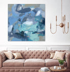 Abstract Blues I by Christina Long on GIANT ART - blue abstract