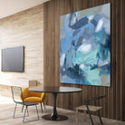 Abstract Blues I by Christina Long on GIANT ART - blue abstract