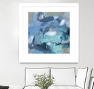 Abstract Blues I by Christina Long on GIANT ART - blue abstract