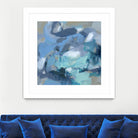 Abstract Blues I by Christina Long on GIANT ART - blue abstract