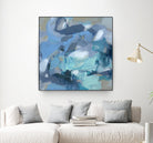 Abstract Blues I by Christina Long on GIANT ART - blue abstract