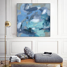 Abstract Blues I by Christina Long on GIANT ART - blue abstract