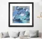 Abstract Blues I by Christina Long on GIANT ART - blue abstract