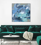 Abstract Blues I by Christina Long on GIANT ART - blue abstract