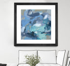 Abstract Blues I by Christina Long on GIANT ART - blue abstract