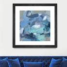 Abstract Blues I by Christina Long on GIANT ART - blue abstract