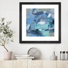 Abstract Blues I by Christina Long on GIANT ART - blue abstract